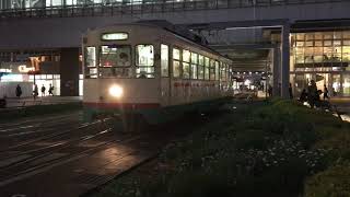 【富山市電】【フリー走行動画】デ7000形富山駅を発車！！