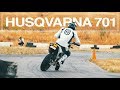 Awesome Supermoto Drifting at the Track! (Husky 701)