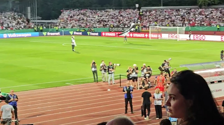 SSV Ulm - FC Bayern München 1.Runde DFB Pokal, Hymne Forever SSV