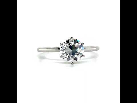 1.5mm Petite Round Brilliant Lab Grown Diamond Solitaire Ring ring video