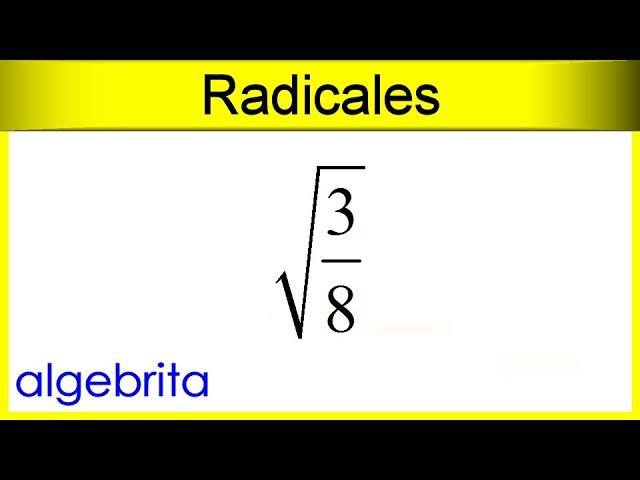 Simplificar una raíz cuadrada 