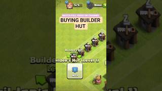 Clash of clan Builder hut #shorts #coc #clashofclans