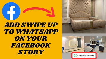 Add Swipe Up To WhatsApp On Facebook Story | Add Chat On WhatsApp On Facebook Story