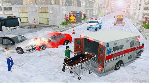 Ambulance Robot Car Transform - Emergency Robot City Rescue Simulator - Android ios Gameplay