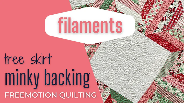 Freehand Quilting a Tree Skirt for @Fat Quarter Sh...