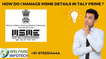 TDL for MSME/Udyam Registration in Tally Prime