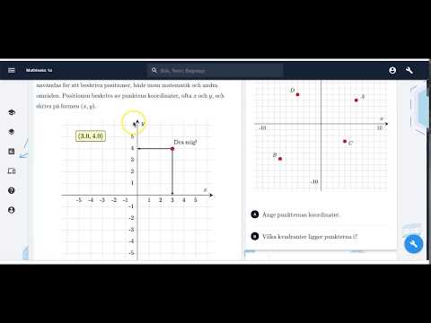 Video: Vilka är de fyra kvadranter på en koordinatgraf?