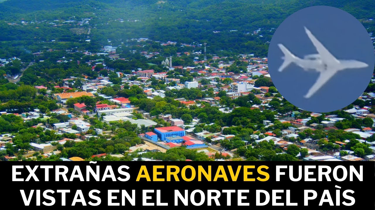 Según varias publicaciones de redes sociales pobladores del norte del país vieron extraños aviones