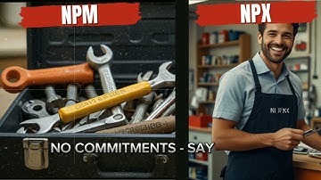 npm vs  npx Explained Which One Should You Use 🚀  Beginner Friendly Guide