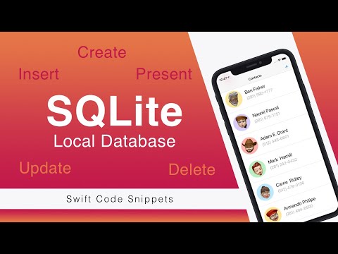 SQLite - How to use SQLite in swift