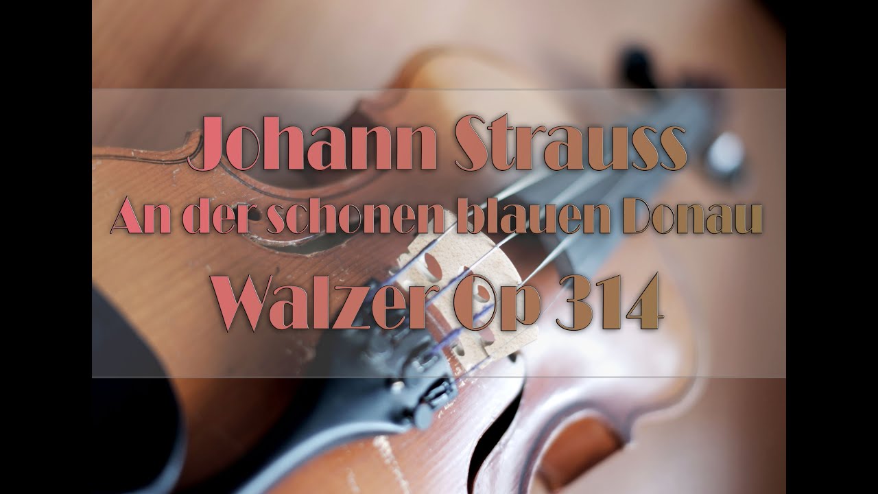 Watch Johann Strauss An der schonen blauen Donau Walzer Op 314 Иоганн Штраус Дунай on YouTube Watch Johann Strauss An der schonen blauen Donau Walzer Op 314 Иоганн Штраус Дунай on YouTube