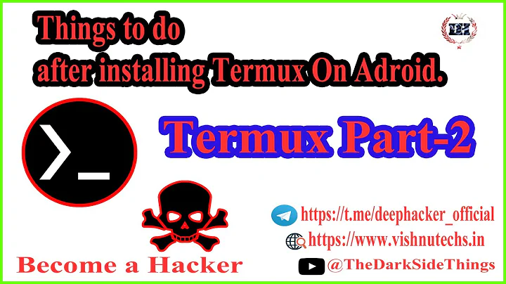 What Should you Do After Installing #Termux in Android | Termux Part2