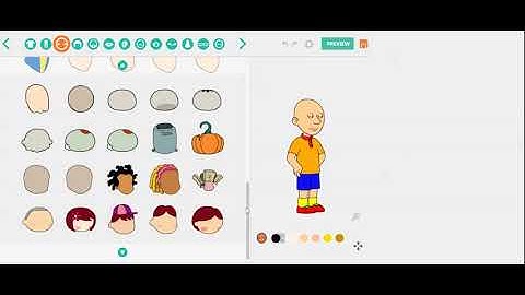 How to make Caillou on: Wrapper Online tutorial (MY FIRST TUTORIAL)