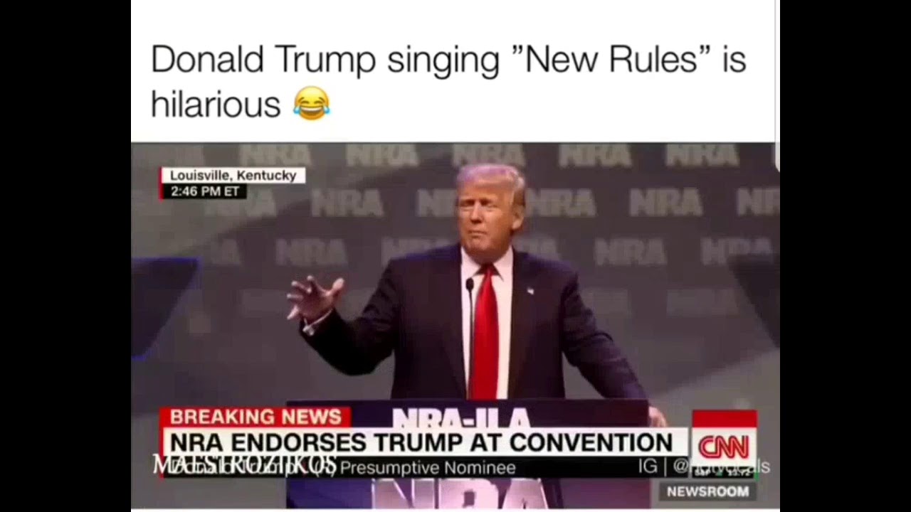 Donald Trump New Rules Dua Lipa | donald trump sing new rules dua lipa youtube Donald Trump New Rules Dua Lipa | donald trump sing new rules dua lipa youtube