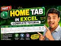 “Mastering the Home Tab in Excel” | Home tab Excel in Hindi  💥