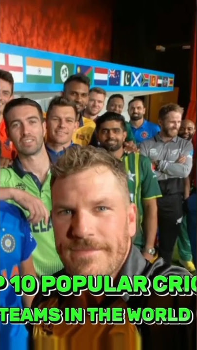 Top 10 most popular team in The world 2023|Famous cricket team  County|#shortsfeed #shorts #cricket