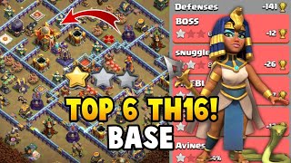 OP New TH16 War+Push Base With Link | Th16 Anti 2 Star War Base 2024 | CoC..