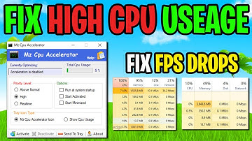 How To Optimize CPU/Processor For Gaming - Boost FPS & Fix Stutters (2021)