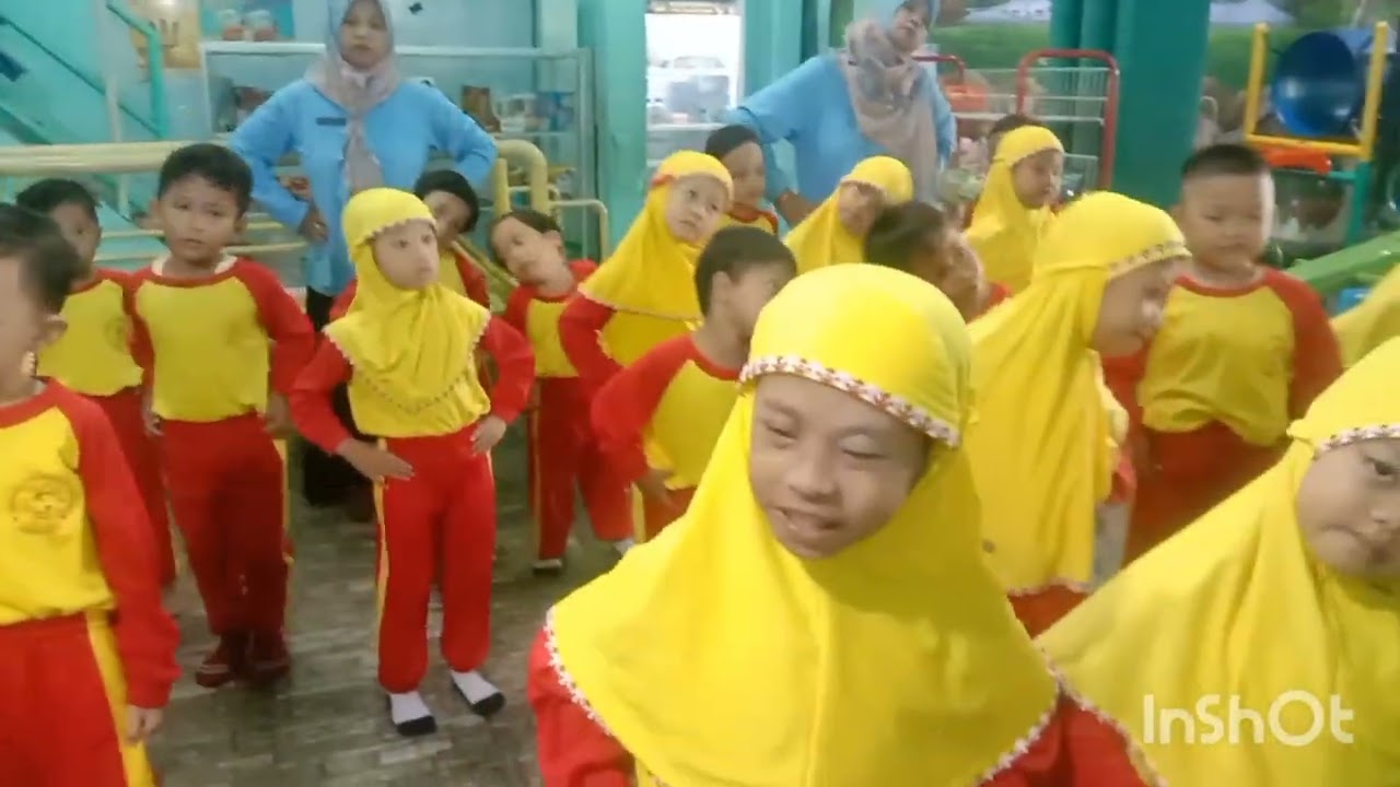 Sabtu yang ceria senam bersama anak-anak hebat 