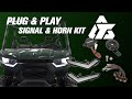 How To Install a Tusk Plug and Play UTV Signal &amp; Horn Kit on a Can-Am Commander