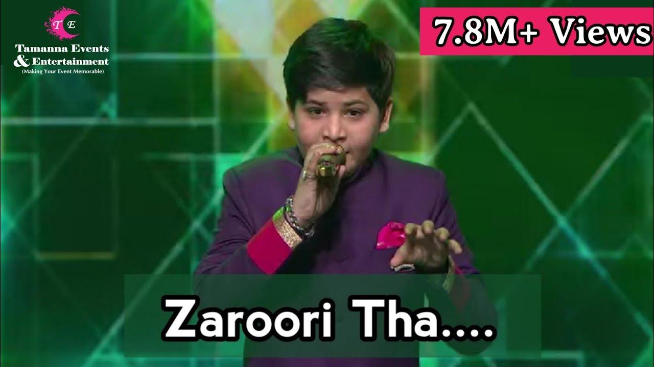 Zaroori Tha By Zaid Ali  Tamanna Events   zaidali  zarooritha