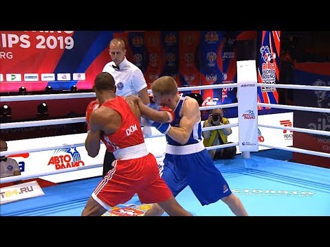 Round of 32 (75kg) CEDENO Euri (DOM) vs CHARTOI Adam (SWE) /AIBA World 2019