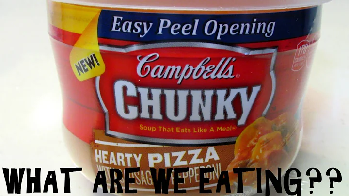 Campbell's Chunky Hearty Pizza SOUP?? - WHAT ARE W...