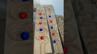 Marble Run ASMR: Soothing Sounds and Mesmerizing Motion #marblerun #marblesrace #woodentrackball