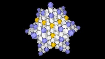 Stellated rhombic dodecahedron of icosahedra