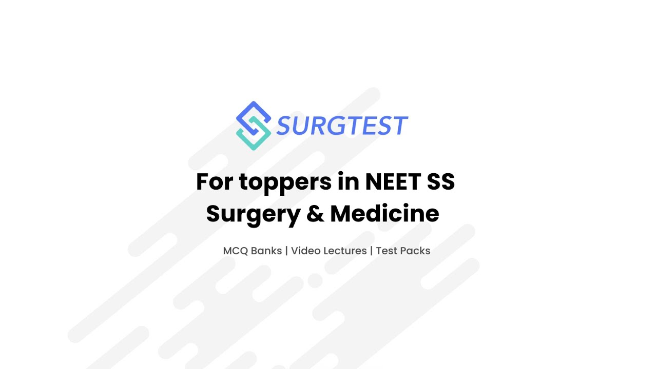 About the Surgtest app Best app for NEET SS Surgery & NEET SS