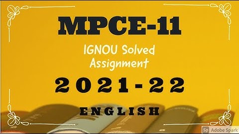 IGNOU MPCE 11 SOLVED ASSIGNMENT 2021-2022 Psychopathology  Master in Psychology SOLVED ASSIGNMENT
