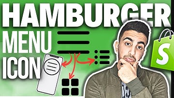 How To Change Hamburger Menu Icon On Mobile In Shopify