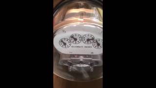 LED light bulb vs Old Incandecent filament energy saving demostration