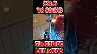 😈 SOLO VS SQUAD💪#dpi #shortfeed #agentp #ultimatepsychogaming #ff #shortsfeed #garenafreefire