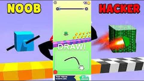 Draw Climber Gameplay walkthrough *NOOB VS PRO VS HACKER*