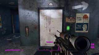 Fallout 4 -  Raider Stuck In Elevator