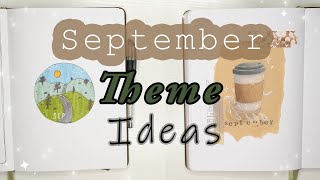 3 Quick and Easy Theme Ideas for September | 2024 Bullet Journal Themes