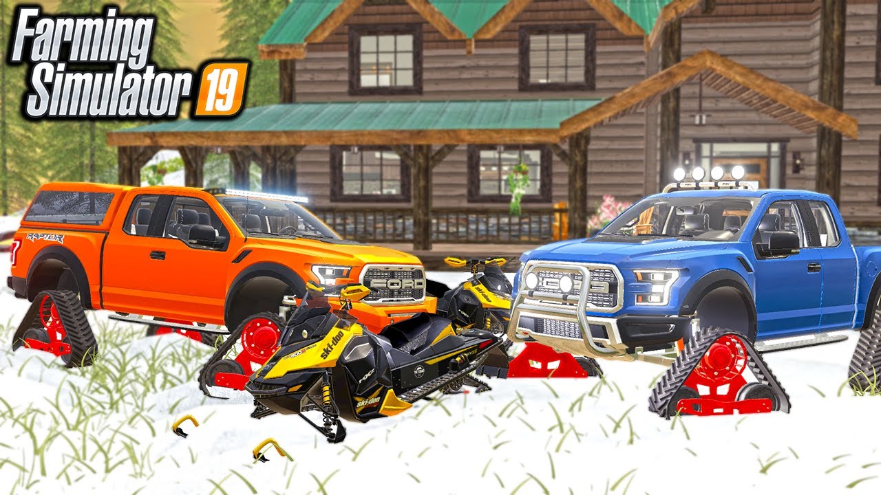 RICH REDNECKS LUXURY CABIN (TRACKED RAPTORS) | (ROLEPLAY) FARMING SIMULATOR 2019