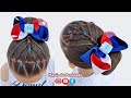 Penteado Escolar Fácil com Tranças e Coque | Easy Bun Hairstyle with Braids and Elastics for School