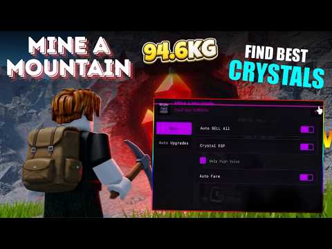 🔥 Mine a Mountain Script 2026 | Find Best Crystals, Anti Damage & ESP (NO KEY)