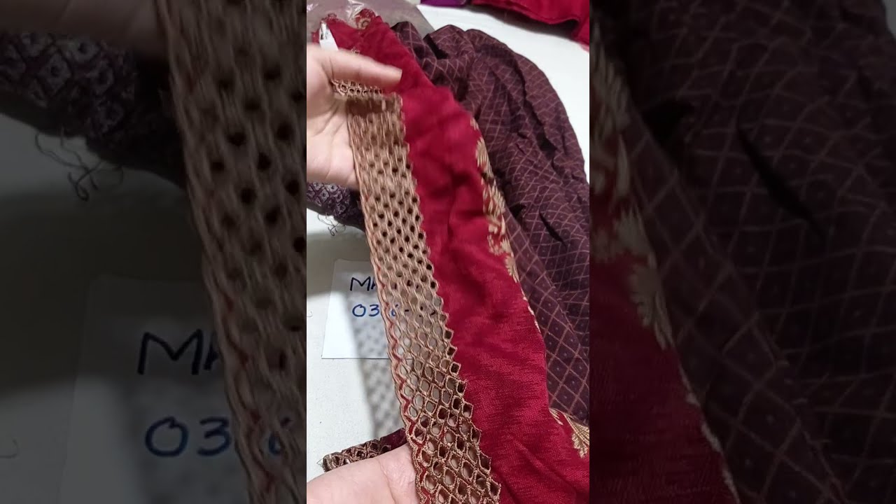 Kayseria embroidered printed khaddar cut piece Ka new stock a gya 🥰😍