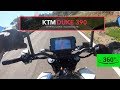 360° VR Motorcycle Ride - KTM Duke 390