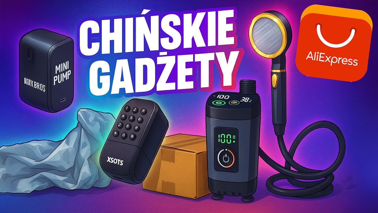 Chińskie Gadżety z AliExpress! - Smart zamek i Miniaturowa pompka ?!