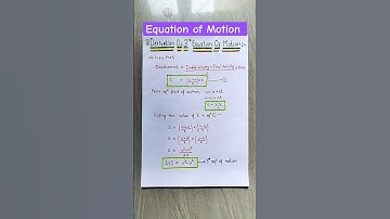 Derivation of 3rd equation of motion @studyofthescience #shorts #shortsfeed #trending