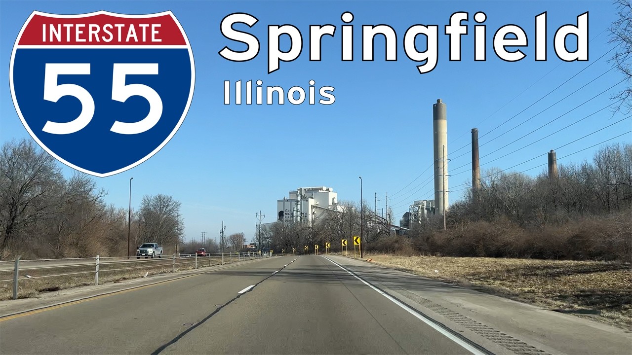 I-55 Northbound - Springfield, Illinois (4k60fps)