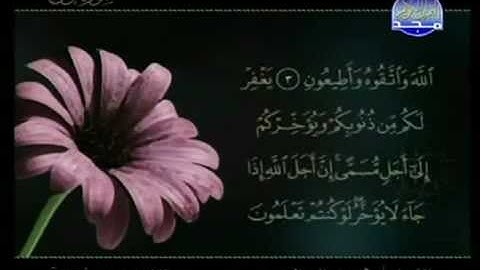 سورة نوح- محمد البراك   - MOHAMMED ALBARAK -QURAN SURT NOOH