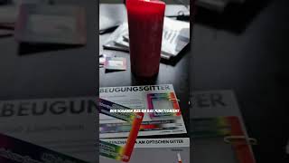 🤯🌈 Licht zerlegen  #physik #medizinstudium #optischesgitter #medat