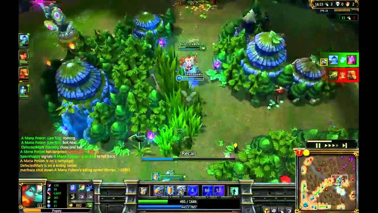 Poppy Vs. Cho'Gath - 1 - YouTube