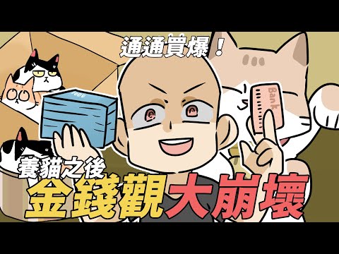 阿啾小劇場-養貓之後金錢觀大崩壞！｜貓奴全記錄