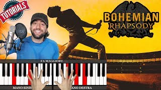 Video thumbnail of "Tutorial Pianoforte 🎹 Bohemian Rhapsody - Queen (Facile)"